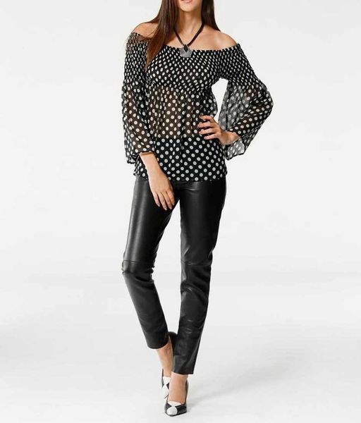 Блузка, черная - Patrizia dini фото 3