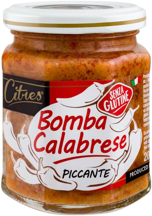 Крем Citres Бомба Калабрии острый 200 г, стекло, Италия