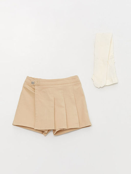 Basic K?z Bebek ?ort Etek ve K?lotlu ?orap 2li - Waikiki фото 3