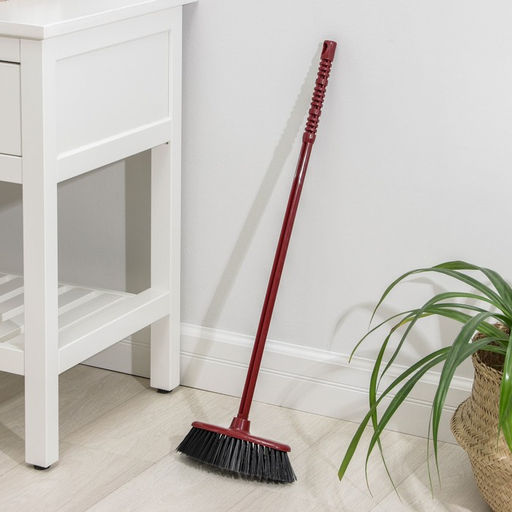 Щётка для пола жесткая «Комфорт» с черенком, МИКС