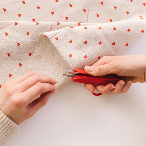 Цена за 2 шт. Ножницы для обрезки ниток, с кольцом, 12 см, МИКС