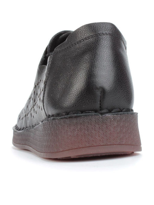 03-5006-1 BLACK Полуботинки женские (натуральная кожа) - Фабричный китай фото 6