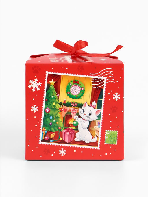 Цена за 3 шт. Коробка складная Новогодняя почта, 12 ? 12 ? 12 см