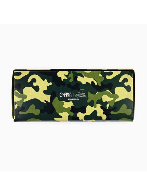 Цена за 5 шт. Коробка складная 23 Февраля, 17 х 7 х 4 см