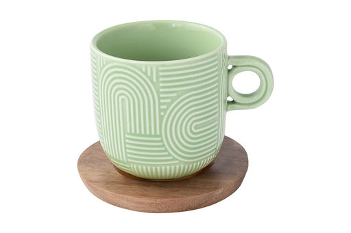 Набор чашек Радуга, сиреневая, зелёная, 0,25 л, 2 шт - Easy life фото 5