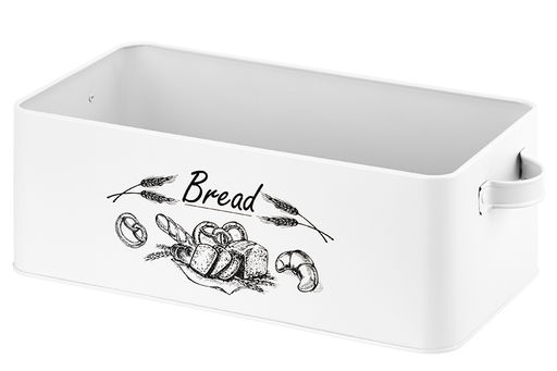 Хлебница 38*18*12,5 см BREAD с бамбуковой крышкой-доской, белая - Elan gallery фото 5