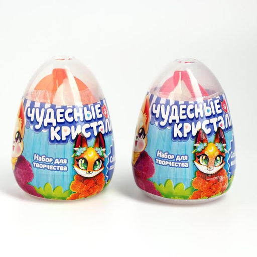 Выращивание кристалла «Чудесные. Зверята», набор для опытов