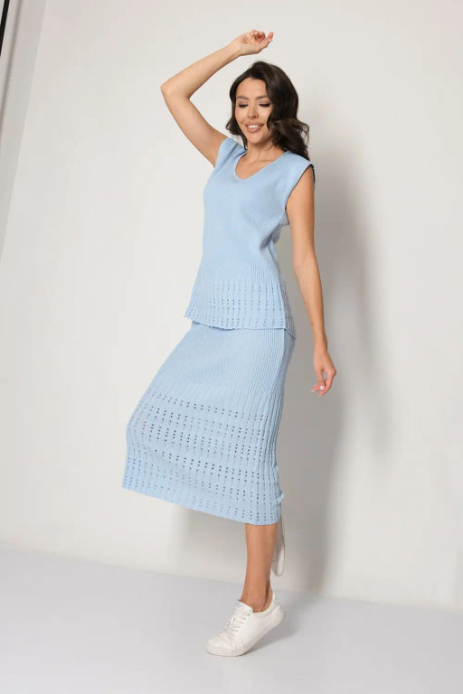 ЗЛАТА Джемпер И 023/голубой