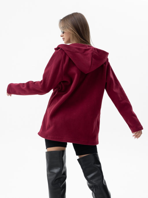 Толстовка флис.арт.673/1-9,бордовая - Binita фото 7