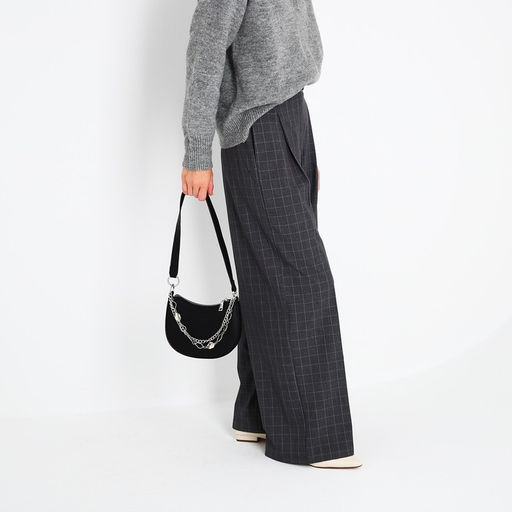 Сумка-багет на молнии, цвет чёрный - Simaland фото 14