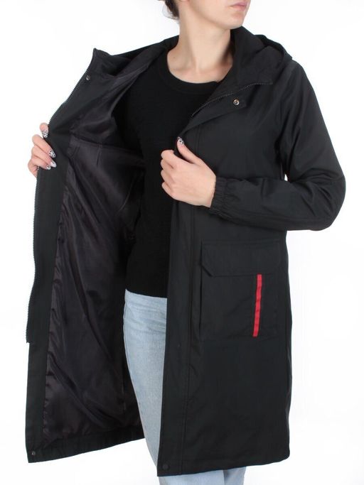 908 BLACK Ветровка женская NANOGUE (100% полиэстер) - Fashion фото 8