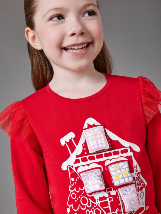 ACOOLA / Джемпер детский для девочек Argo красный