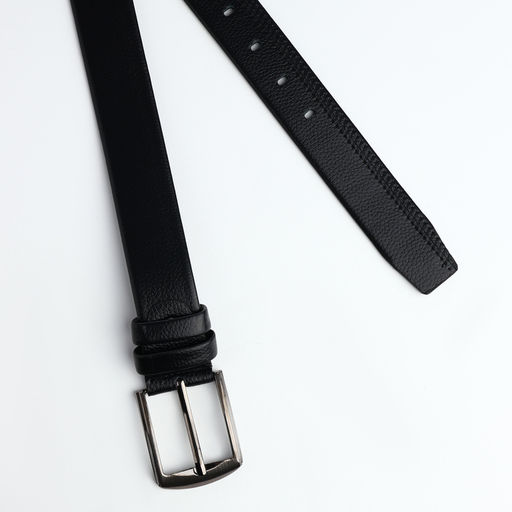 Ремень мужской «Великан» для полных, винт, ширина 3.5 см, пряжка металл, чёрный