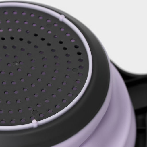 Дуршлаг складной Доляна «Волна», d=20 см, сиреневый