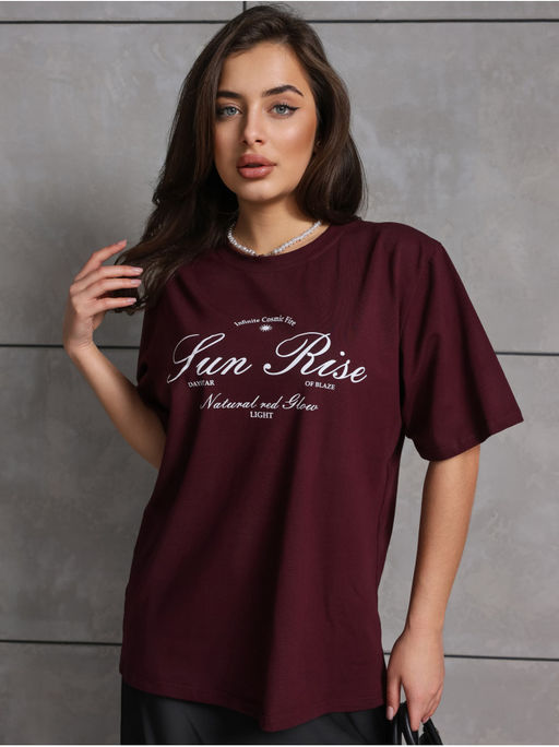 Футболка "Раиз" Бордо женская