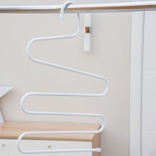 Цена за 2 шт. Вешалка для брюк и юбок «Змейка», 33×34 см, МИКС