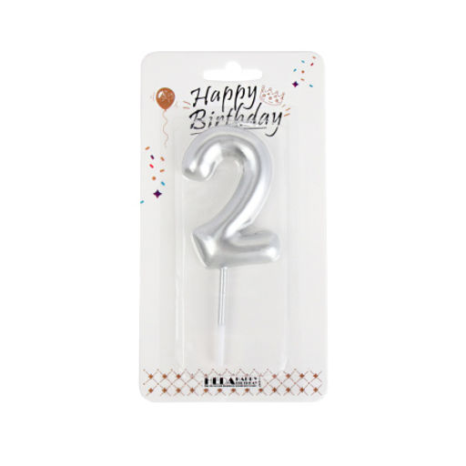 Свеча Цифра / KL-8 /уп 12/600/серебро (1) - Галеонтрейд фото 15