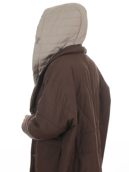 8030 BROWN Куртка демисезонная женская (100 гр. холлофайбер)