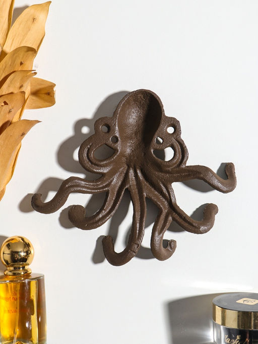 Крючки декоративные чугун "Осьминог" 16х3х19 см