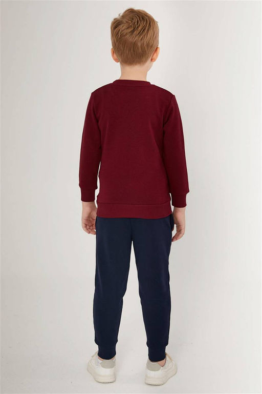 Бордовый пижамный комплект для мальчика Неожиданная скидка в корзине - U.s. polo assn фото 4