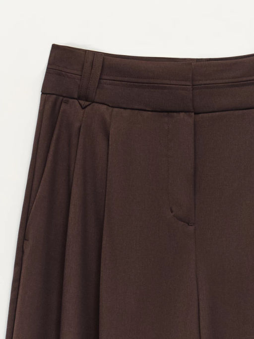 Широкие брюки с вискозой в составе / Zarina  фото 3