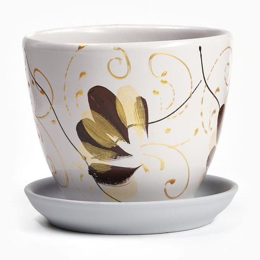 Горшок цветочный Орхидея 1л с подставкой