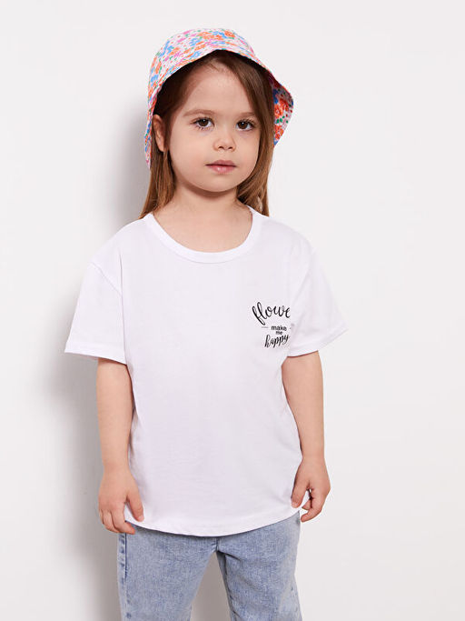 Bisiklet Yaka K?z Bebek Ti??rt - Waikiki фото 2