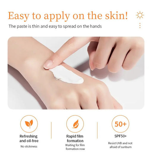 Отбеливающий крем с усиленным комплексом UVA/UVB фильтров SPF 50, 30мл - Luofmiss фото 5