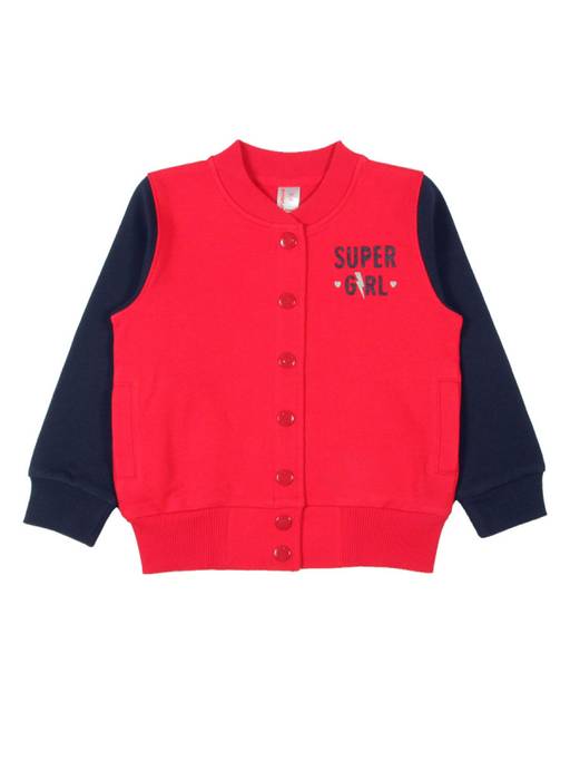 CRB wear/CWK 62264 Куртка для девочки, красный/Ex.Cherubino  фото 2