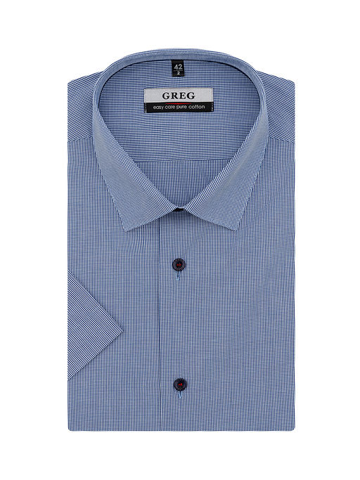 Сорочка мужская короткий рукав GREG 214/201/0962/Z/1p  фото 2