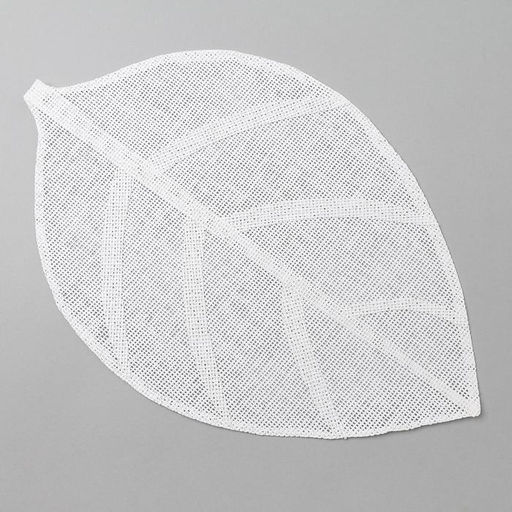 Салфетка сервировочная Доляна Листочки, цв.белый, 30*45 см  фото 2