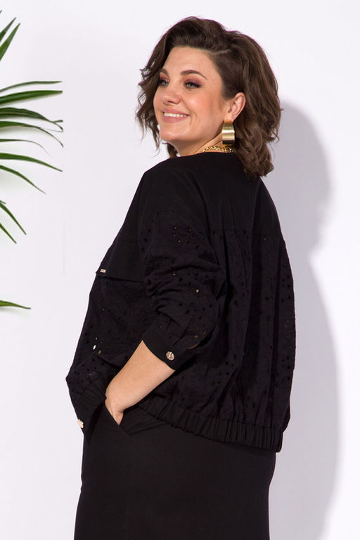 Костюм Liliana 1312 черный+серо-зеленый  фото 6