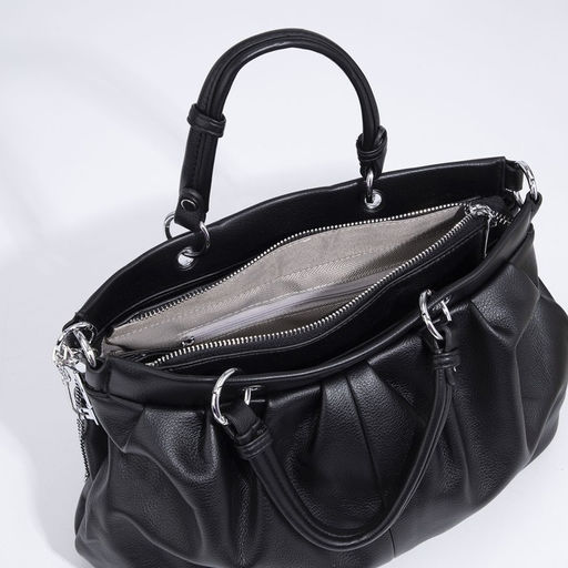 Сумка-тоут на молнии, цвет чёрный - Simaland фото 7