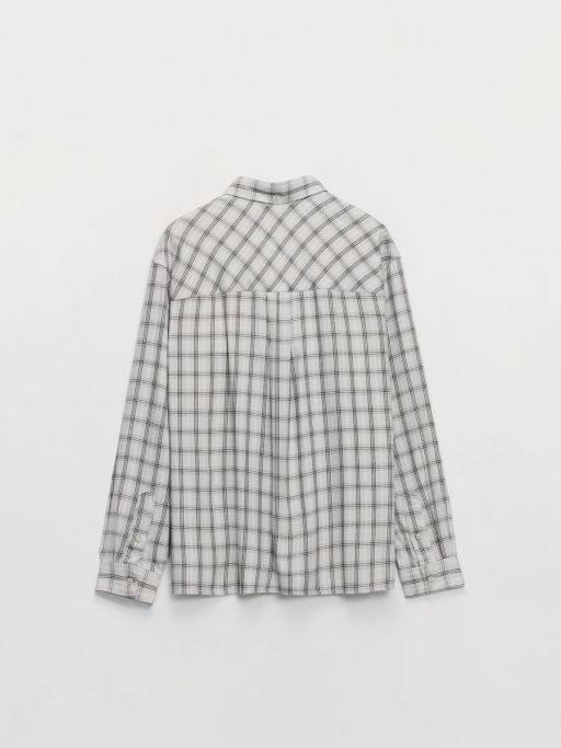 Фланелевая рубашка в клетку / Zarina