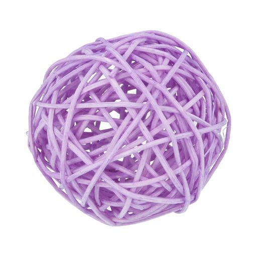 Blumentag BRF-7 Шар декоративный из ротанга d. 7 см 6 шт. №09 фиолетовый