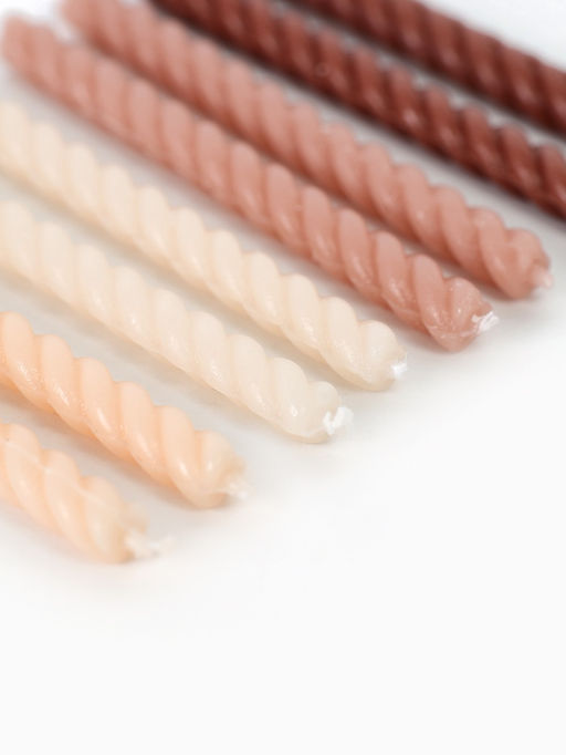 Цена за 2 шт. Свечи для торта «Бежевая палитра», 8 шт.