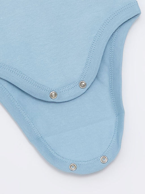 Mickey Mouse Bask?l? Erkek Bebek ??t??tl? Body ve Pantolon 2li Tak?m - Waikiki фото 3