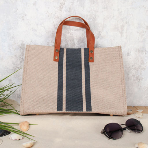 Сумка 33x13x25 / BLY-105 /уп 80/серая полоса - Галеонтрейд фото 2