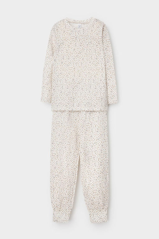 К 1561/сливочный,лепестки цветов пижама дет - Crockid фото 2