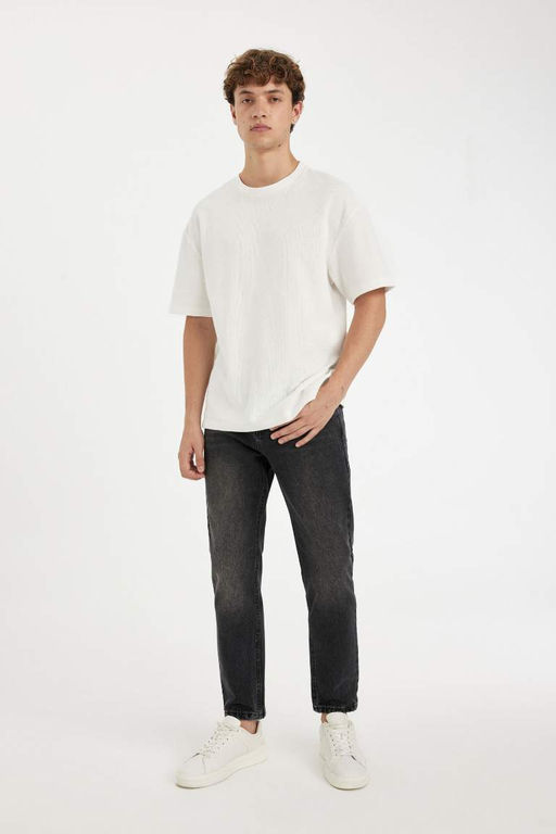 Узкие джинсовые брюки узкого кроя в стиле 90-х с высокой талией - Defacto фото 3