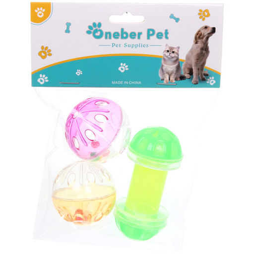 Цена за 6 шт. Игрушки в наборе 3шт "МУРОЧКИН", цвет микс