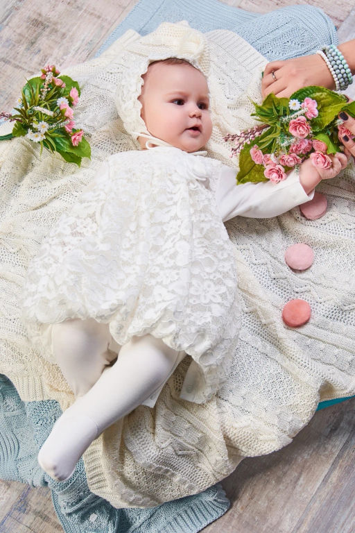 Choupette / Комбинезон-сарафан и чепчик в комплекте фото 4