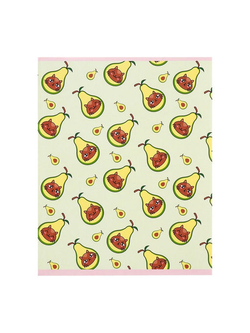 Набор тетрадей, 48 листов в клетку, Calligrata «Авокадо», 5 штук