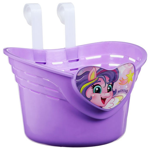 Корзинка детская Dream Bike Пони, цвет фиолетовый  фото 5