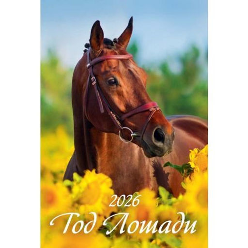 Цена за 2 шт. Календарь настен. перекид., на пружине, 170*250мм, 2026г. "Год лошади. Вид 2" (1026013)