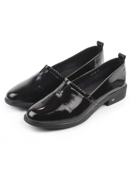 06-M17-5 BLACK Туфли женские (натуральная кожа)