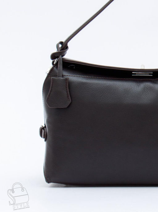 Сумка женская кожаная 1026L coffee Polina&Eiterou
