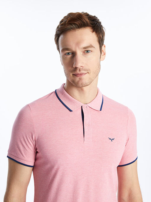 Polo Yaka K?sa Kollu Pike Erkek Ti??rt