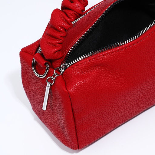 Сумка-багет на молнии, цвет красный - Simaland фото 7