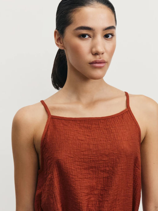 Топ из вискозы на завязках / Zarina  фото 6